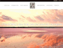 Tablet Screenshot of flordeldelta.com